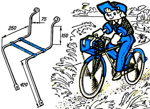 Инструкция по изготовлению багажника для велосипеда